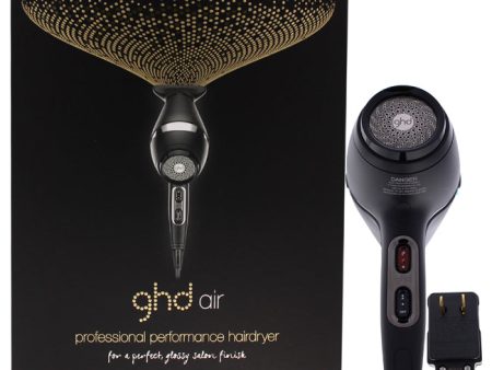 GHD Air Professional Performance Hairdryer - Black by GHD for Unisex - 1 Pc Hair Dryer For Discount