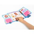 Tookyland  Reusable Stickers Activity Pad - Fire Truck & Ice Cream Truck   24x2x23cm For Cheap