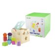 Tooky Toy Co SHAPE SORTER  15x15x15cm Online now