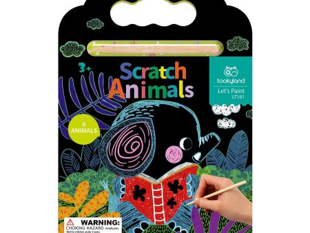 Tookyland Scratch Book- Animal  25x17x2cm Cheap