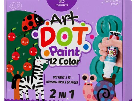 Tookyland Dot Paint - 12 Color  29x27x5cm Cheap