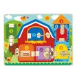 Tooky Toy Co Latches Activity Board  40x30x4cm For Discount