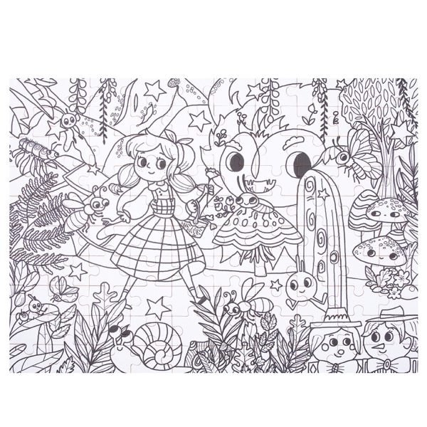 Tookyland Coloring Puzzle - Secret Garden  30x24x6cm For Discount