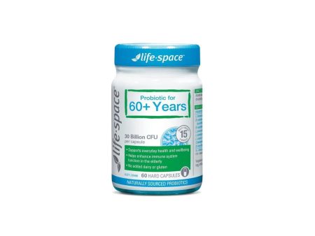 life-space Life Space - Probiotic For 60+ years 60 Capsules  Fixed Size Fashion