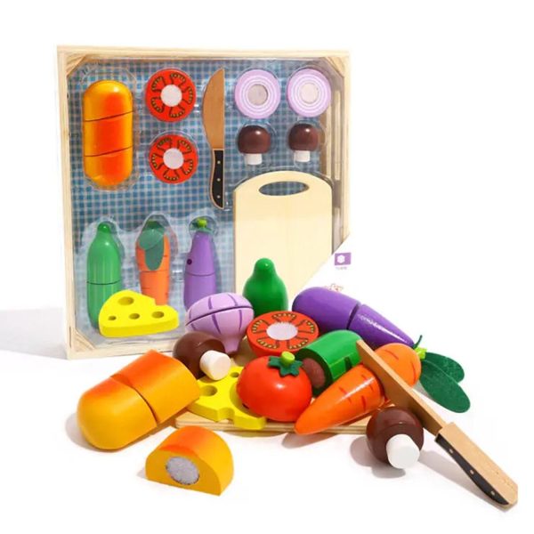 Tooky Toy Co Cutting Vegetables  23x16x6cm For Discount