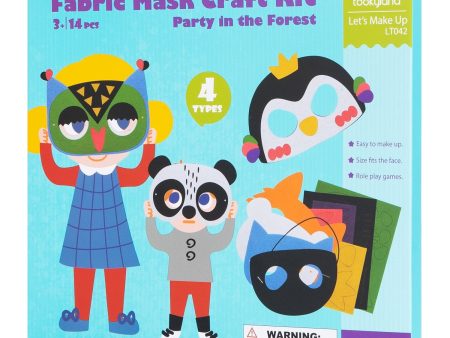 Tookyland Fabric Mask Craft Kit - Party in the Forest  24x2x21cm For Cheap