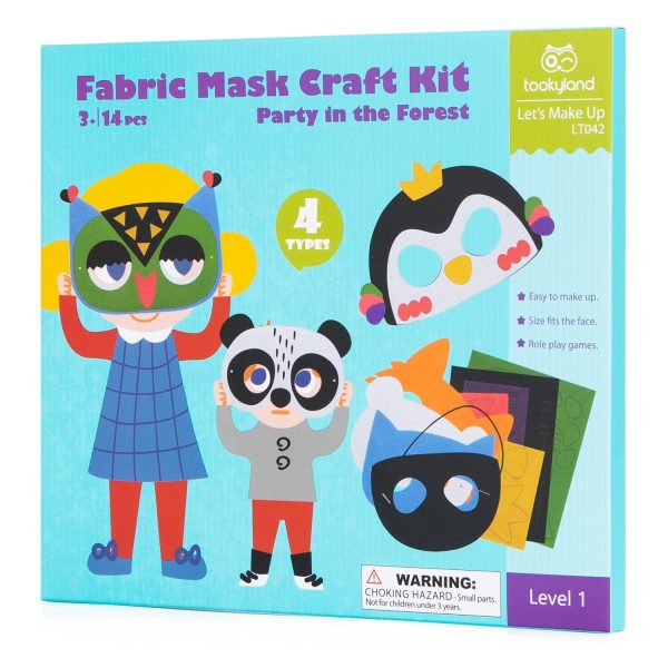 Tookyland Fabric Mask Craft Kit - Party in the Forest  24x2x21cm For Cheap