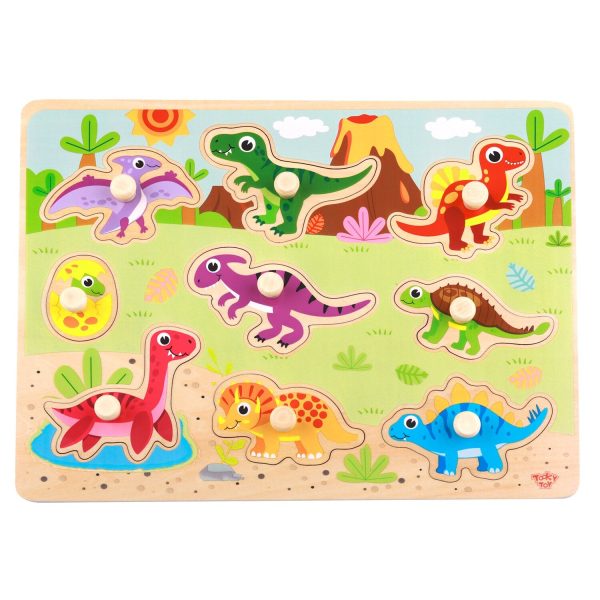 Tooky Toy Co Dinosaur Puzzle  30x23x2cm Fashion