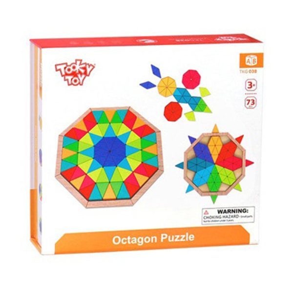 Tooky Toy Co Octagon Puzzle  19x21x5cm Online Hot Sale