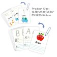 Tooky Toy Co Handwriting & Learning Cards  34x24x5cm Online Sale