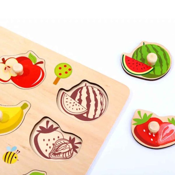 Tooky Toy Co Vegetable Puzzle  30x23x2cm Hot on Sale