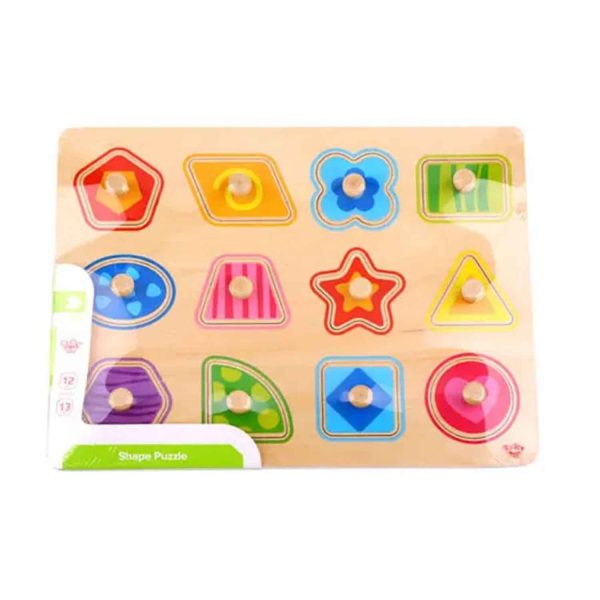 Tooky Toy Co Shape Puzzle  30x23x2cm For Sale