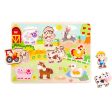 Tooky Toy Co Farm Puzzle  30x23x2cm Hot on Sale