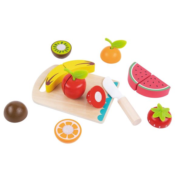 Tooky Toy Co Cutting Fruits  40x35x5cm on Sale