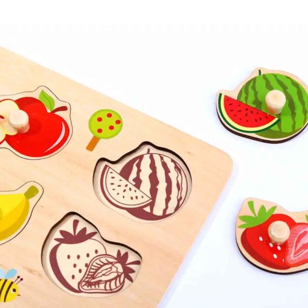 Tooky Toy Co Fruit Puzzle  30x23x2cm Hot on Sale