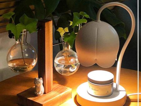 Wiseway Aroma Candle Warmer Table Bedside Lamp  Fixed Size Fashion