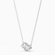 Swarovski Attract Soul necklace 5517117 - Heart, White, Rhodium plated  White Supply