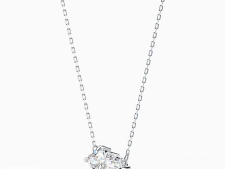 Swarovski Attract Soul necklace 5517117 - Heart, White, Rhodium plated  White Supply