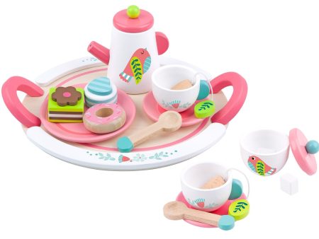 Tooky Toy Co Afternoon Tea Set  32x23x10cm Online Sale