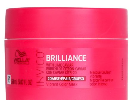 Wella Invigo Brilliance Vibrant Color Mask - # Coarse  500ml 16.9oz Fashion