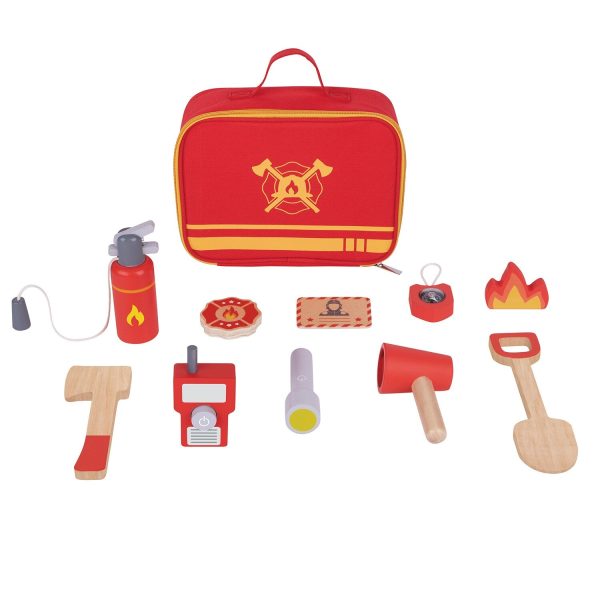 Tooky Toy Co Little Firefighter Play Set  22x16x10cm Sale