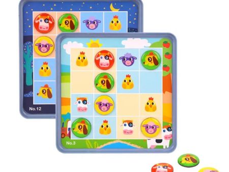 Tooky Toy Co Farm Sudoku  18x18x2cm For Cheap