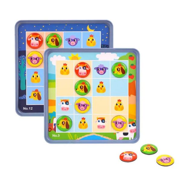 Tooky Toy Co Farm Sudoku  18x18x2cm For Cheap