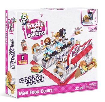 Zuru 5 Surprise Mini Brands Series 1 -Mini Food Court Playset  30x32x8cm For Discount