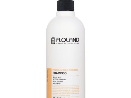 Floland Premium Silk Keratin Shampoo  530ml 17.92oz Online Hot Sale