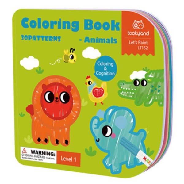 Tookyland Coloring Book - Animals  26x28x0.5cm For Cheap