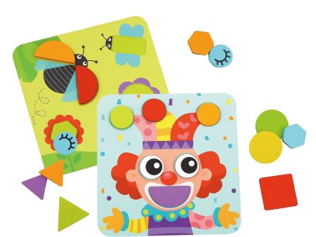 Tooky Toy Co 4 In 1 Shape Puzzles  23x23x5cm Sale