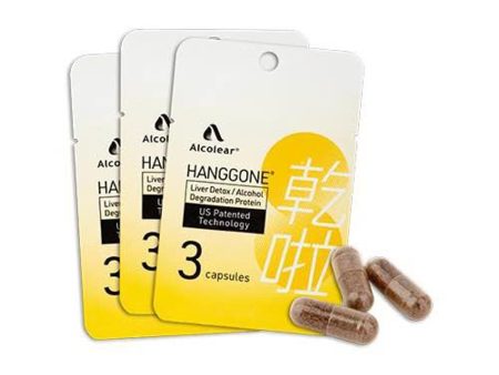 Alcolear Alcolear HANGGONE? Capsule 3 Combo Pack #Anti-hangover Anti-Asian Flush  3 combo Discount