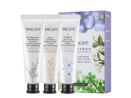 YHKCARE Soothing Moisturising Cream Trio  30ml x 3 Online now