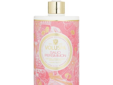 Voluspa Saijo Persimmon Hand Lotion - Persimmon, Peach & Jasmine 081722  450ml 15.2oz Online now