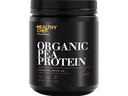 The Healthy Chef Organic Pea Protein Cocoa + Maca 550g Cheap