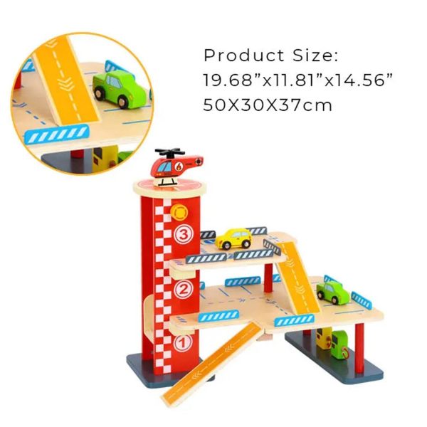 Tooky Toy Co Parking Structure  50x30x37cm For Sale