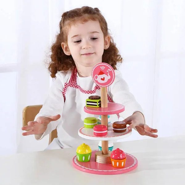 Tooky Toy Co Dessert Stand  19x19x37cm For Sale