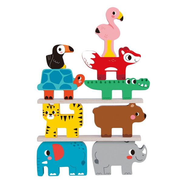 Tooky Toy Co Stacking Animals  21x4x17cm Sale