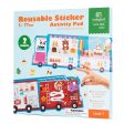 Tookyland  Reusable Stickers Activity Pad - Fire Truck & Ice Cream Truck   24x2x23cm For Cheap