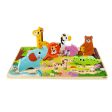 Tooky Toy Co Chunky Puzzle - Animal  30x21x2cm For Cheap