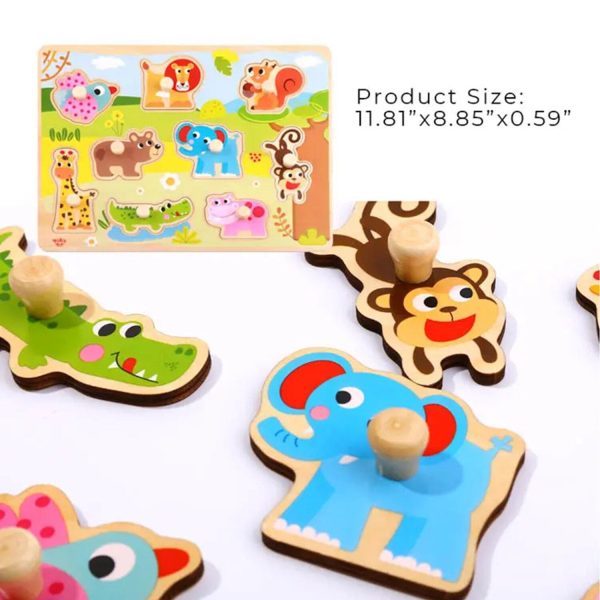 Tooky Toy Co Animal Puzzle  30x23x2cm Online Hot Sale