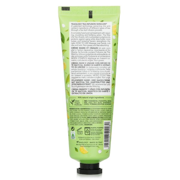 Teaology Matcha Lemon Tea Hand & Nail Cream  75ml 2.5oz Online now