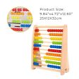 Tooky Toy Co Beads Abacus  25x12x32cm on Sale