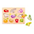 Tooky Toy Co Vegetable Puzzle  30x23x2cm Hot on Sale