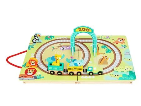 Tooky Toy Co Tabletop Railroad Zoo  30x24x6cm Online Hot Sale