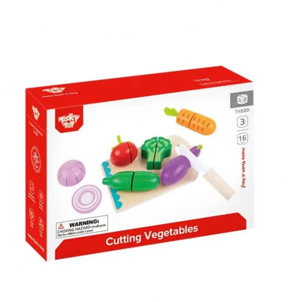 Tooky Toy Co Cutting Vegetables  23x16x6cm For Discount