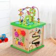 Tooky Toy Co Play Cube Centre - Forest  34x34x59cm For Sale