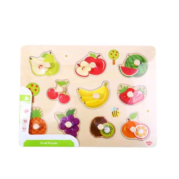 Tooky Toy Co Fruit Puzzle  30x23x2cm Hot on Sale