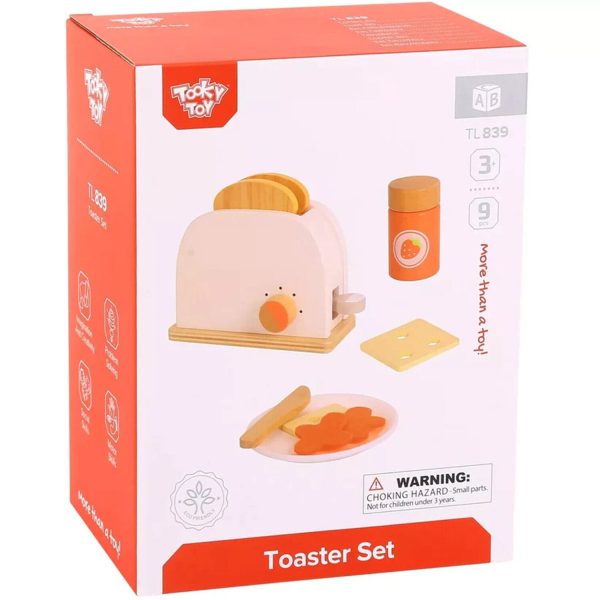 Tooky Toy Co Toastor Set  16x10x21cm Online