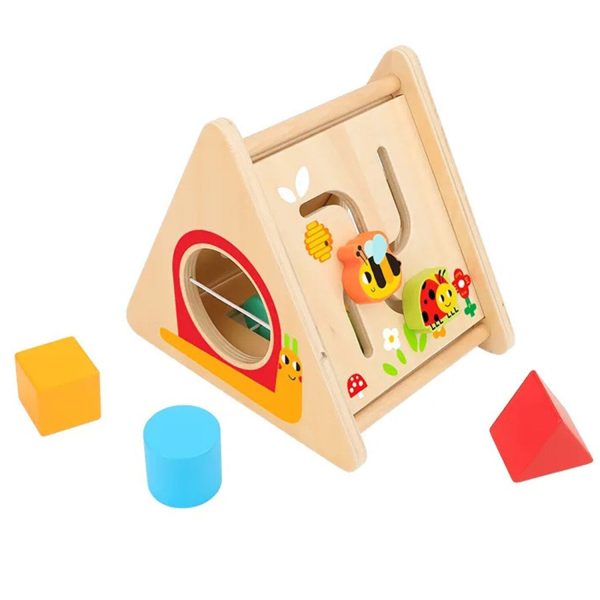 Tooky Toy Co Activity Triangle  19x14x16cm Online now